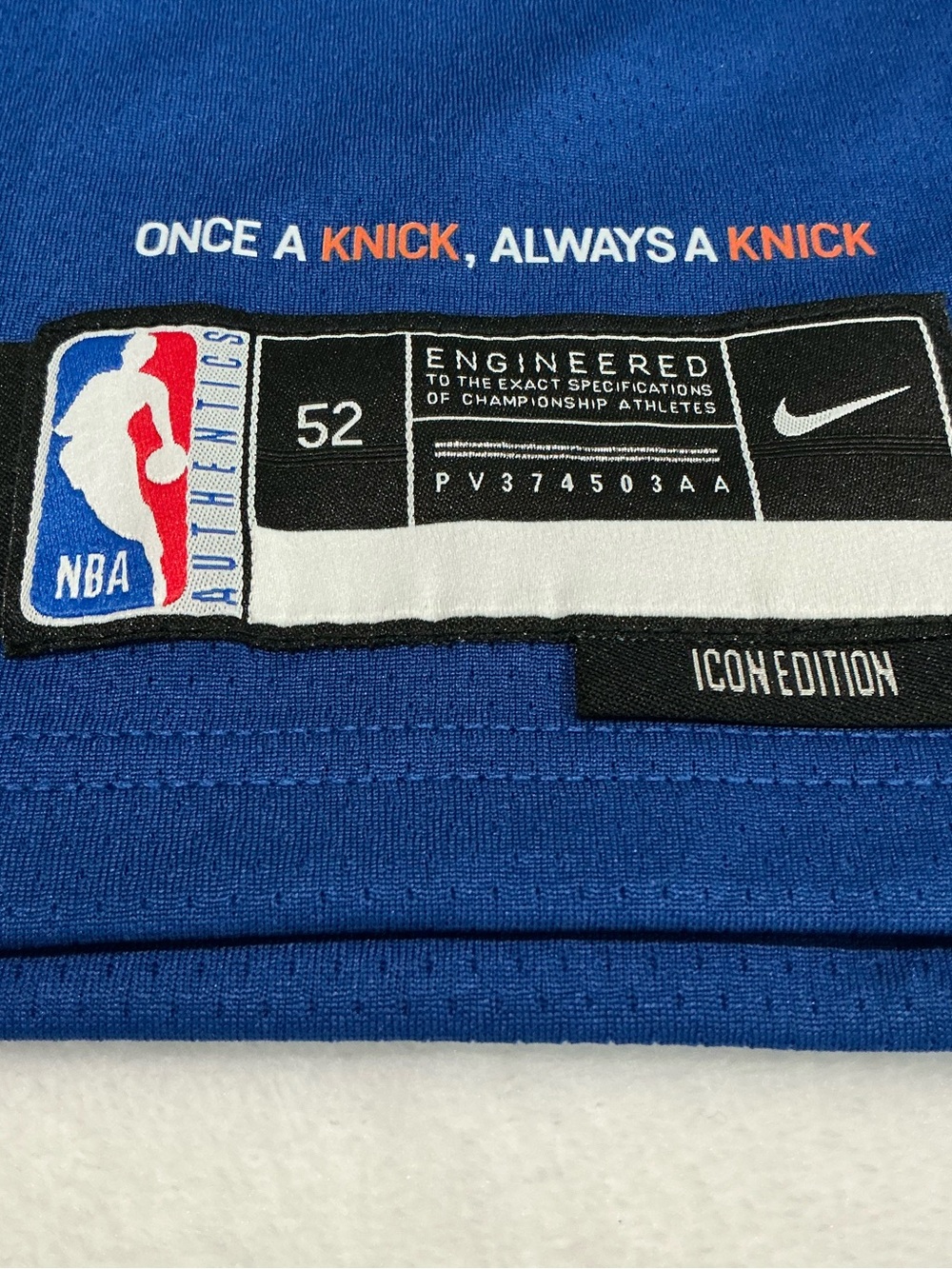 NWT Nike New York Knicks Mitchell Robinson Swingman Icon Edition Mens 52 - Picture 4 of 12